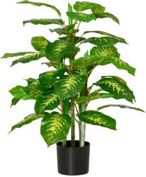 Homcom Műnövény, dieffenbáchia, cserépben, 95 cm (830-433)