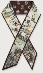 Tory Burch női selyem kendő Forest Ribbon - többszínű Univerzális méret