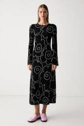 Marimekko ruha gyapjúval - fekete M