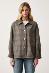 Armani Exchange oversize kabát női gyapjúval - barna S