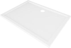 Mexen Flow Slim akril zuhanytálca 90 x 75 cm, fényes fehér, szifon nélkül (46R107590)