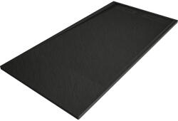 Mexen Amon kőhatású SMC zuhanytálca 170 x 90 cm, fekete, szifonnal (4F709017)