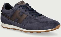 Hogan H699 Allacciato H sportcipő férfi velúr - sötétkék Férfi 42
