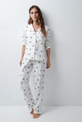 Women'Secret kétrészes pizsama női pamut - bézs M - answear - 15 190 Ft