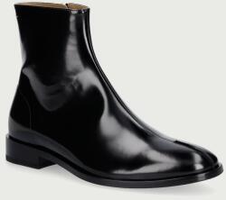 MM6 Maison Margiela férfi bőr bokacsizma - fekete Férfi 43.5
