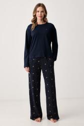 Tommy Hilfiger pijama din două piese pentru femei din bumbac 9BY2-BIDYPB_59X (UW0UW06600)