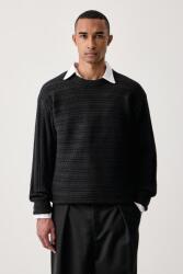 Calvin Klein pulóver férfi gyapjú hozzáadásával - fekete XL