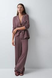 Women'Secret kétrészes pizsama női viszkóz - burgundia L - answear - 16 990 Ft