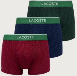 Lacoste testhezálló boxeralsó férfi pamut elasztánnal 3-as csomag - burgundia L