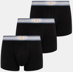 CR7 Cristiano Ronaldo pamut boxeralsó 3 db - fekete XL