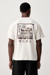 Napapijri férfi pamut t-shirt Teza - bézs XL
