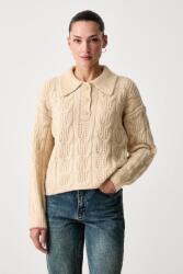 Scotch & Soda pulóver női gyapjú hozzáadásával - bézs L