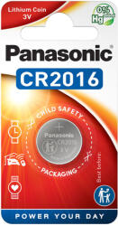 Panasonic CR2016 1db Power Lítium Elem (CR-2016EL)