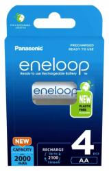 Panasonic Eneloop AA 4db 2000 mAh Akkumulátor Elem (BK-3MCDE/4BP)