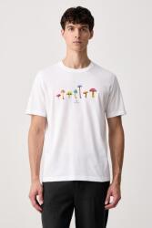 PS Paul Smith férfi pamut póló - fehér L - answear - 34 990 Ft