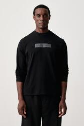 Napapijri hosszúujjú férfi pamut Box Logo - fekete XL