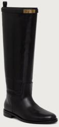 Nokwol csizma női bőr Vera Black Leather - fekete Női 37