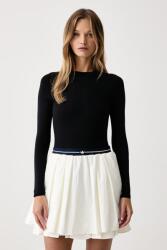 Le Privé body női SOFTSKIN OPEN BODYSUIT - fekete XS