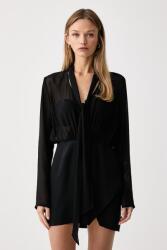 Le Privé átlapolós viszkóz GENEVIEVE NOIR - fekete M