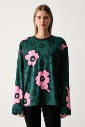 Marimekko hosszúujjú női pamut - zöld S