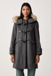 Max Mara női gyapjú kabát WKDEPICA - szürke 36
