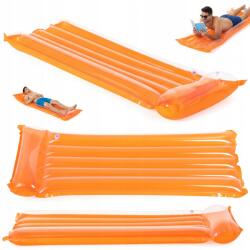 Best Bestway felfújható strandmatrac narancssárga uszodába, napozó tóhoz (opalanie pływanie poduszka PVC wygodny f5)