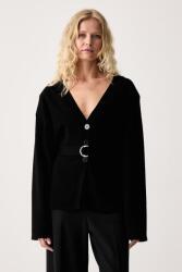 Le Privé kardigán női viszkózzal YVETTE SWEATER NOIR - fekete L