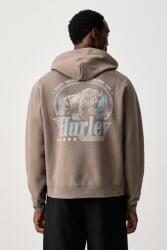 Hurley kapucnis melegítőfelső férfi pamuttal Outlaw Snap - barna S