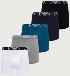 Emporio Armani Underwear testhezálló boxeralsó férfi pamut elasztánnal 5-es csomag - fekete M