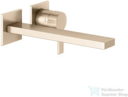 KEUCO EDITION 11 falsík alatti mosdó csaptelep 24, 3 cm-es kifolyóval, alaptest nélkül, szálcsiszolt bronz 51116030202 (51116030202)