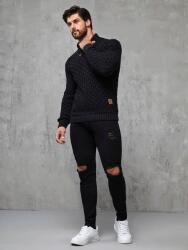 Shein Fekete Hosszú Ujjú Pulóver S06 cho L