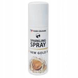 Food Colours Ételfesték Spray New Gold Arany 50ml (5902211695851)
