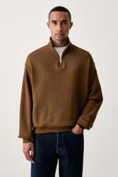 Lacoste melegítőfelső pamut - barna XL