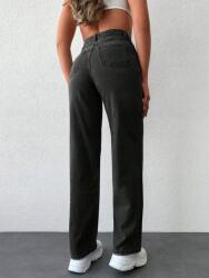 Shein farmer nadrág egyenes szárú magas derekú ripped PK01 wfy L