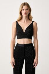 Trussardi crop top női - fekete 40