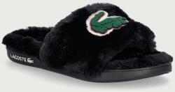 Lacoste papucs női plüss anyagból Serve Slide Dualiste Slides - fekete Női 42