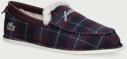 Lacoste férfi plüss anyagból készült papucs AUBREY SLIPPER - burgundia Férfi 42
