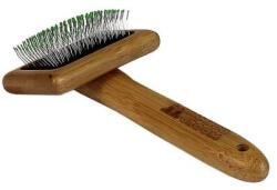 Bamboo Groom Kicsi finom kefe rozsdamentes acél hegyekkel, Finisher (PFS0068)