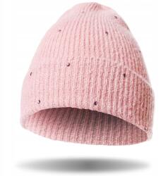 Moraj Női Téli Őszi Meleg Vastag Beanie Bordázott Rózsaszín Moraj (DCZ1500-008)