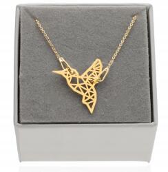 ArtWings Arany kolibri nyaklánc Origami Celebnő 925 ezüst aranyozott