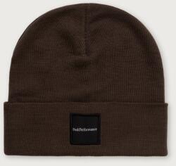 Peak Performance gyapjú beanie Switch - barna Univerzális méret