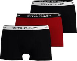 Tom Tailor 3 Tom Tailor férfi boxer alsónadrág, sötétpiros
