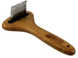 Bamboo Groom Bambusz ápoló nagyméretű fésű rozsdamentes acél pengékkel (PFS0065)
