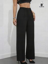 Shein fekete egyenes nadrág PK01 eli 46