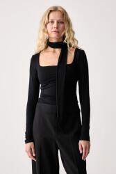 Le Privé női modállal blúz REINE TOP NOIR - fekete M