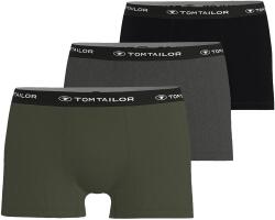 Tom Tailor 3 Tom Tailor férfi boxer alsónadrág, melírozott sötétzöld