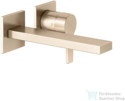 KEUCO EDITION 11 falsík alatti mosdó csaptelep 19, 7 cm-es kifolyóval, alaptest nélkül, szálcsiszolt bronz 51116030200 (51116030200)