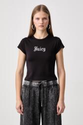 Juicy Couture női t-shirt viszkózzal OLD GOTHIC JUICY BABY - fekete L