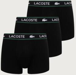 Lacoste boxeralsó férfi pamut elasztánnal 3-as csomag - fekete M