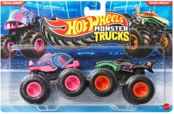 Mattel Monster Truck Dupla csomag Trucks Piran-ahhhh vs Shark Wreak JLV82 (JLV82)